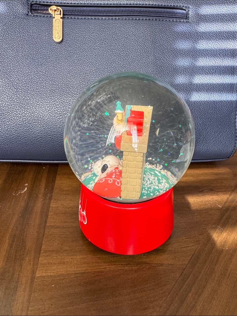 Peanuts Snoopy "Merry Cozy Christmas" Musical Snow Globe - Picture 3 of 6